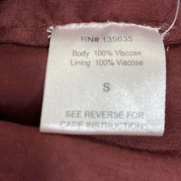 Anthropologie Love Sam Moroccan Paisley Wrap Dress V Neck Long Sleeve Size Small - Picture 13 of 15